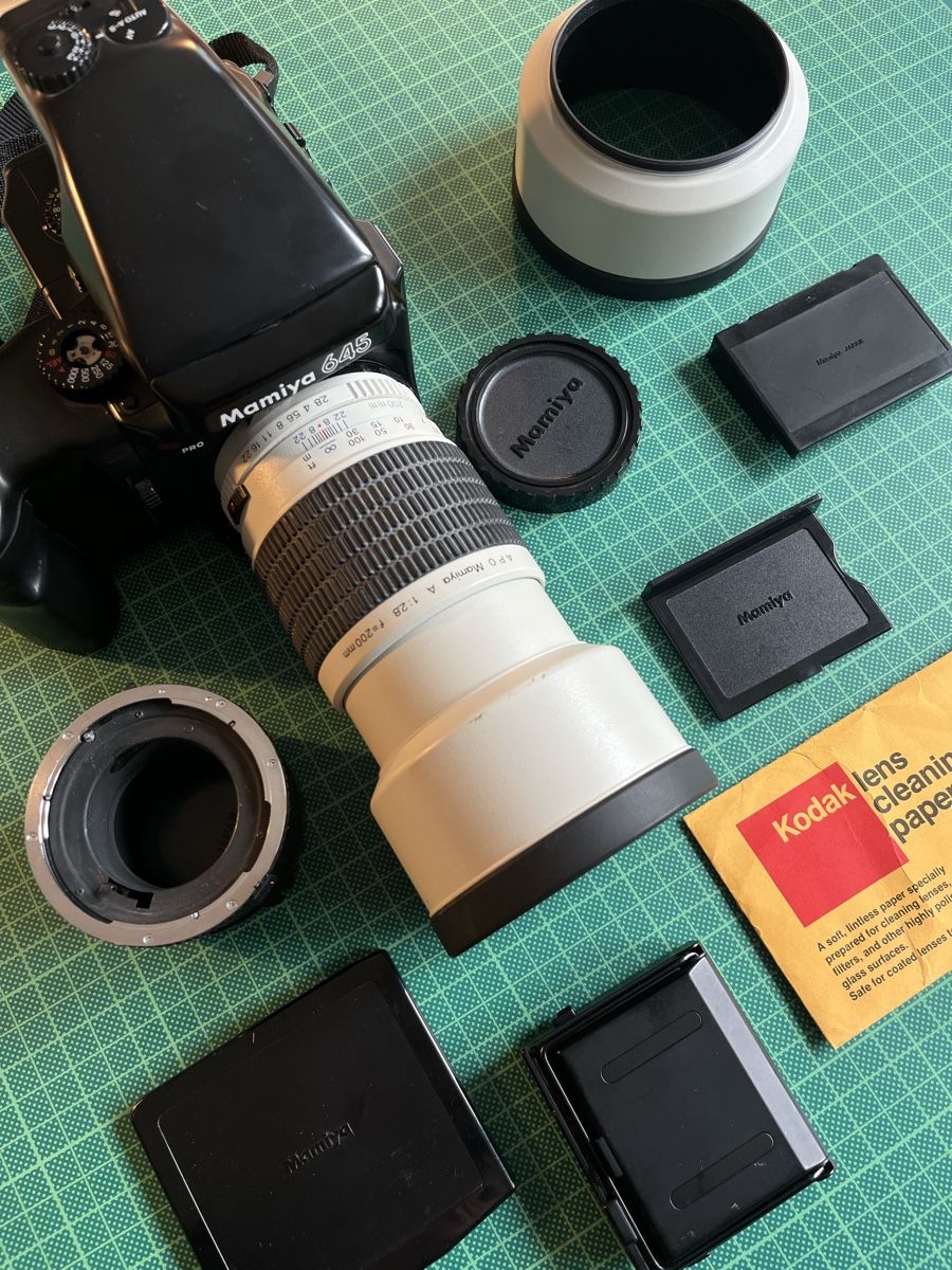 Mamiya Fotocamera: Mamiya 645 PRO | Body + Telelens – Usato da Bern venduto da afla55