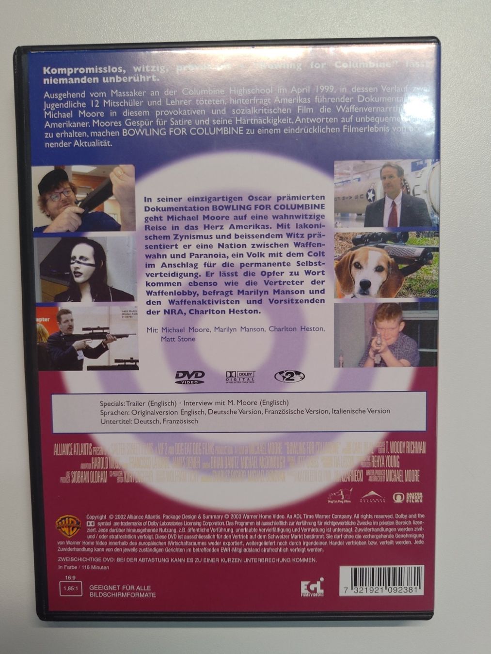Tutti i DVDs: Bowling for Columbine – Usato da Liestal venduto da Kratzilla 2