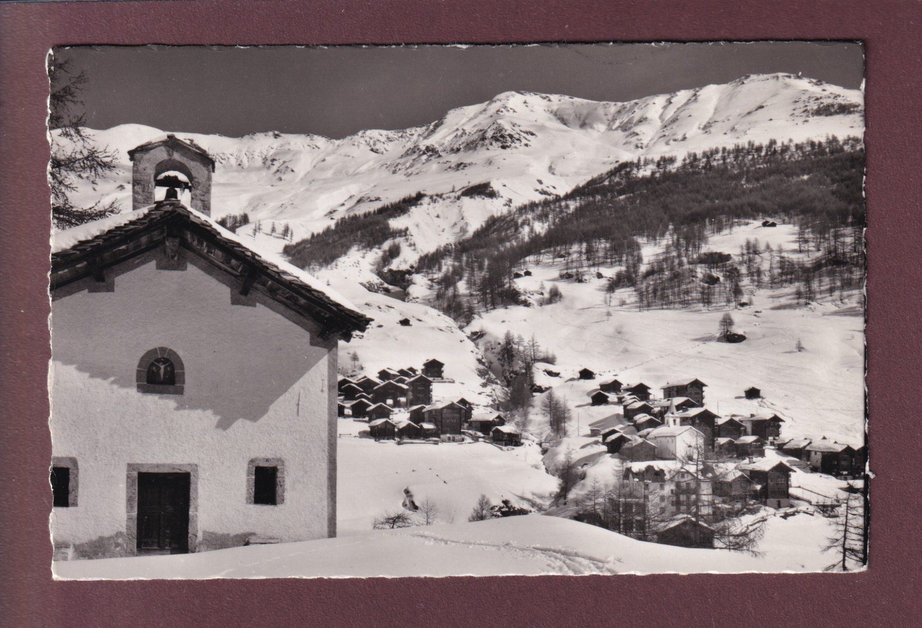 Cartoline postali: LA SAGE - Chapelle St. Christophe – Usato da Pully venduto da nicecards