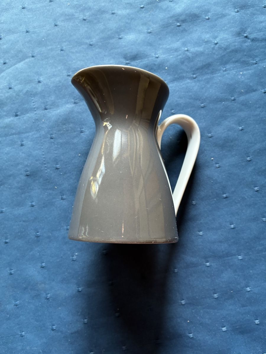 Rosenthal Set di piatti: Rosenthal modernes Kaffeeservice, Form 2000, weiss/grau – Usato da Dornach venduto da Rosengarten 4