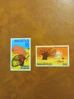 Timbres rares de l'île Maurice - Thème Sécheresse Afrique☀️