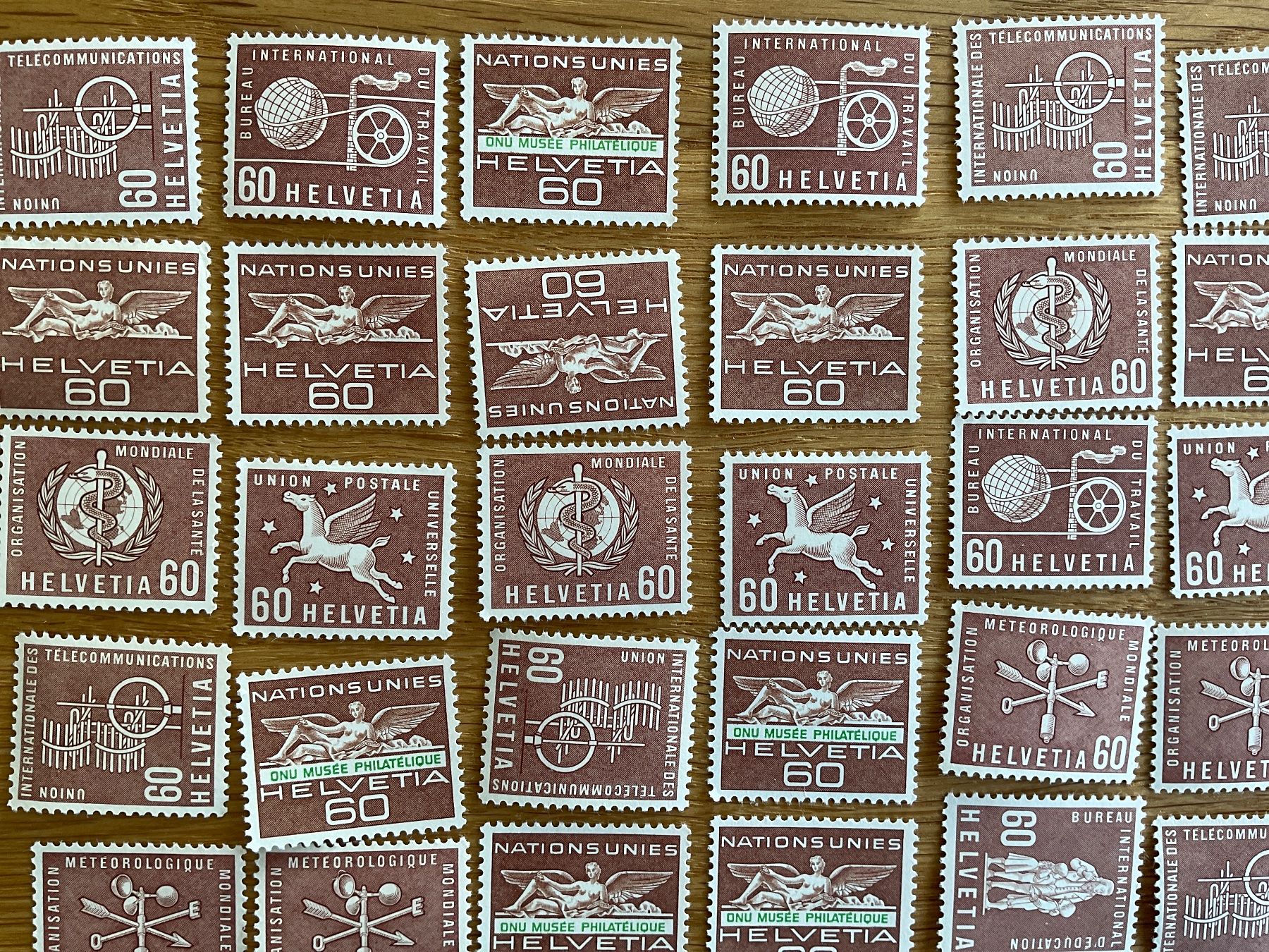 Alle Briefmarken: 60Fr Ämter Frankaturware ungestempelt postfrisch Sammlung – Neu (gemäss Beschreibung) aus Wil SG von Chefsugus 1