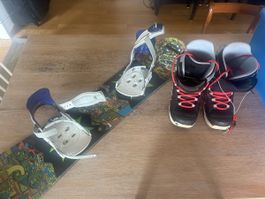 Snowboard Burton boots bindings set used condition