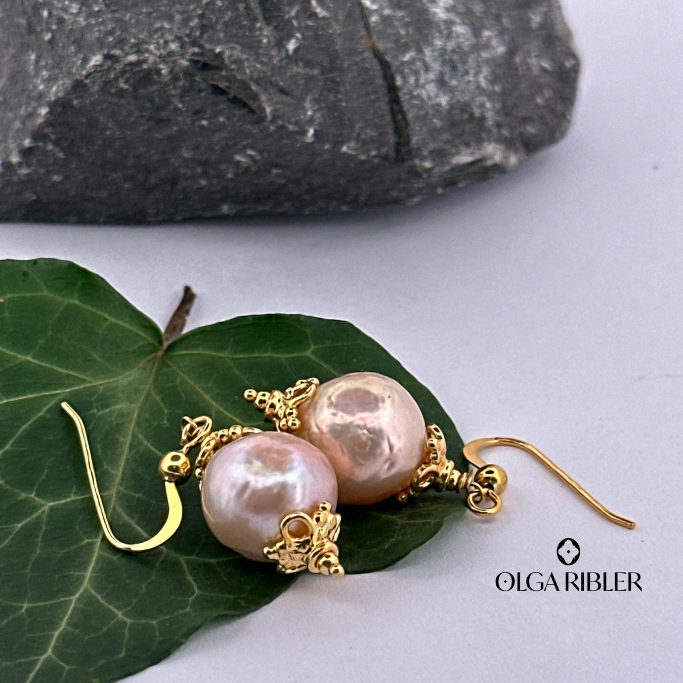 Olga Ribler Orecchini pendenti & Orecchini a lobo: Sterling Silber 925 Ohrringe mit Perlen – Nuovo (secondo la descrizione) da Luzern venduto da Schmuckoutlet 2
