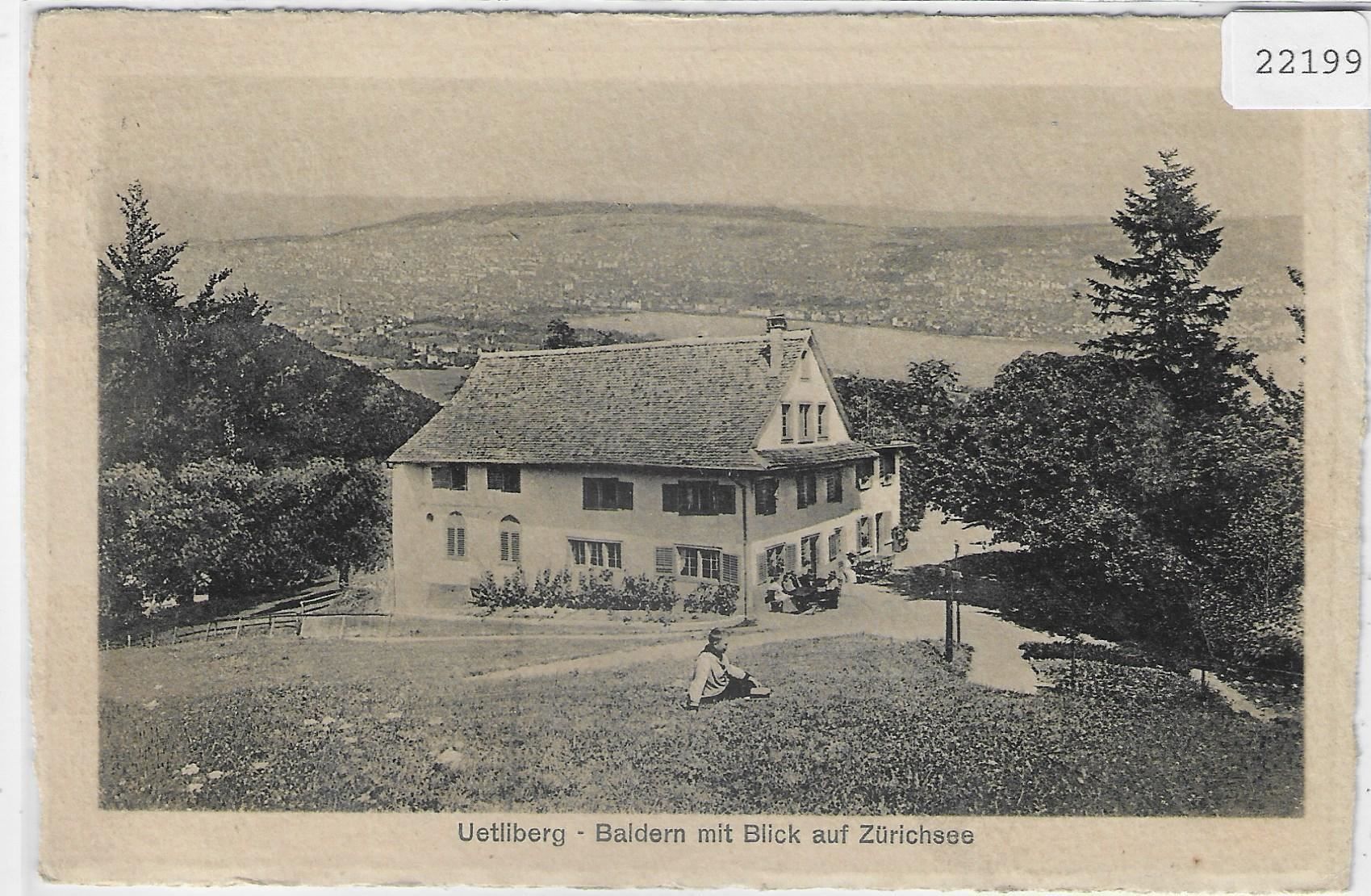 Cartes postales: Uetliberg - Baldern mit Blick auf – Antique à Ettingen par Kartenplanet