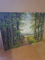 Ölgemälde A. Baumgartner, Landschaft, signiert
