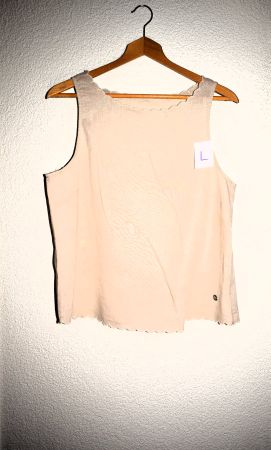 Sommertop in Beige, Grösse L