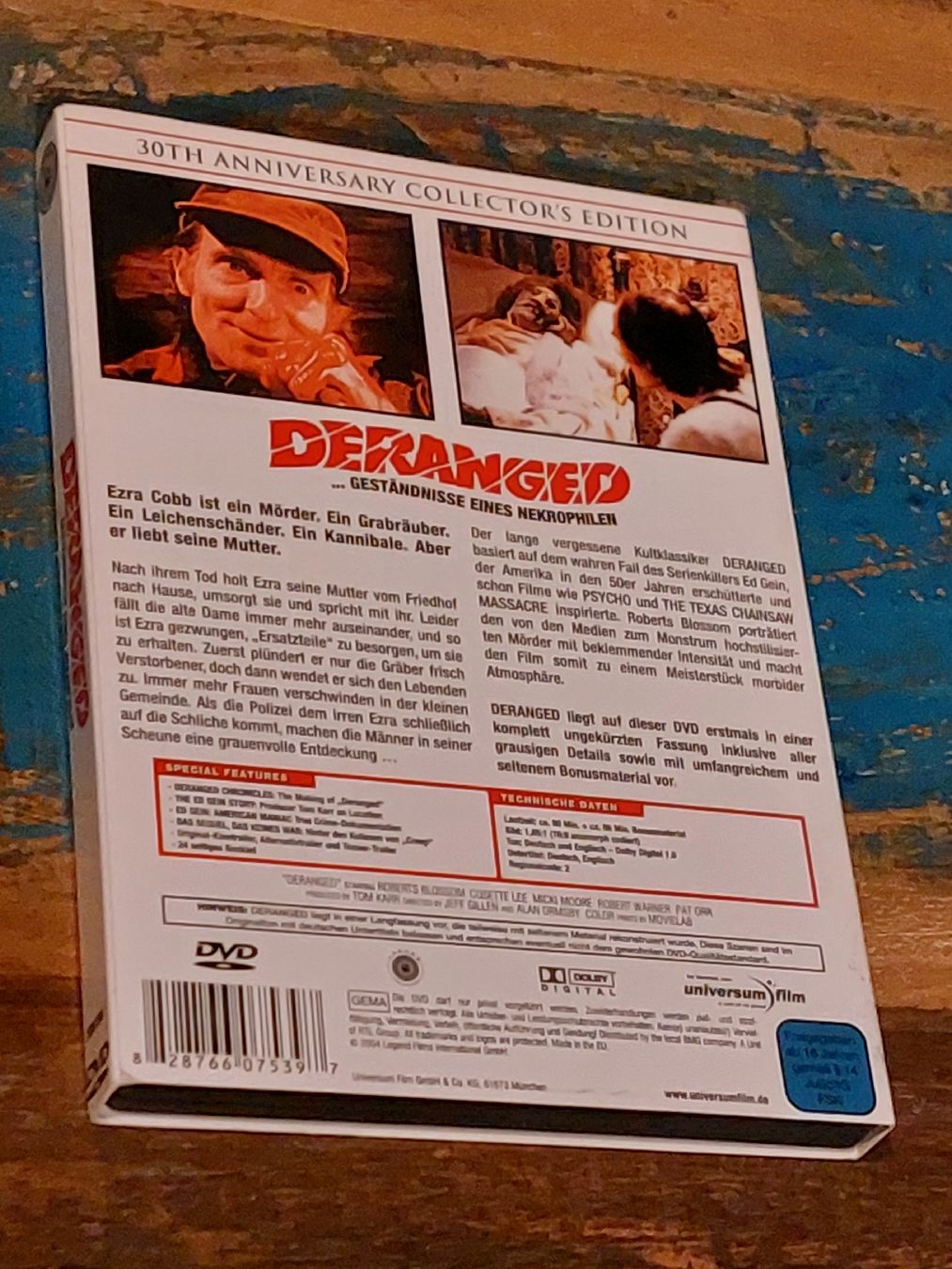 Tutti i DVDs: Deranged, DVD Horror Perle – Usato da Winterthur venduto da Belzarek 1