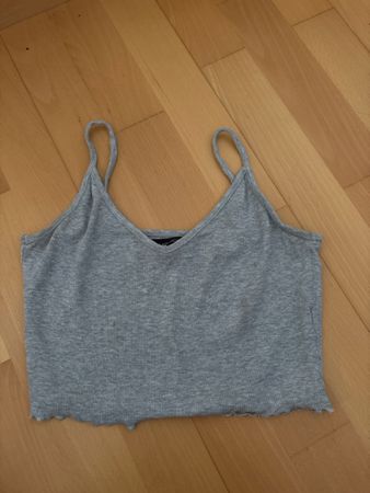 Graues Top grösse S