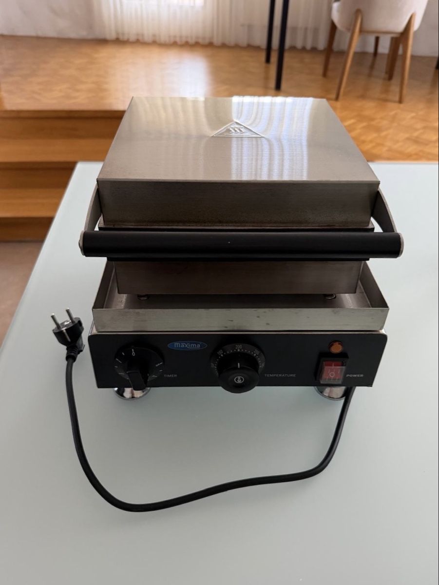 Elettrodomestici da cucina: Waffelautomat Maxima 2000W Edelstahl, gebraucht – Usato da Wil SG venduto da yus_f6cx