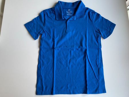 Neuwertiges Poloshirt royalblue Gr. 134/140