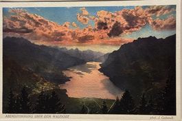 Gaberell - Walensee, Abendstimmung