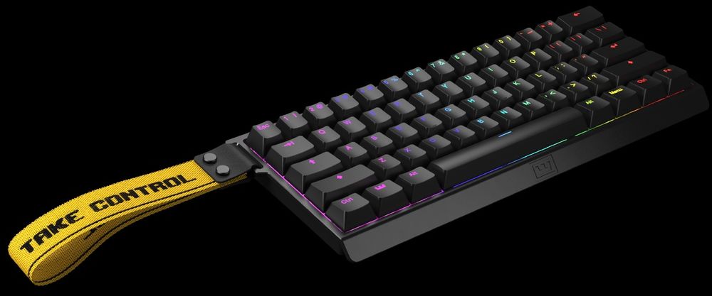 Wooting 60HE Tastatur + Wrist rest + DE Keycaps (ISO DE) | Acheter