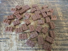 lego 3002 lot de 40 pièces Reddish Brown Brick 2 x 3