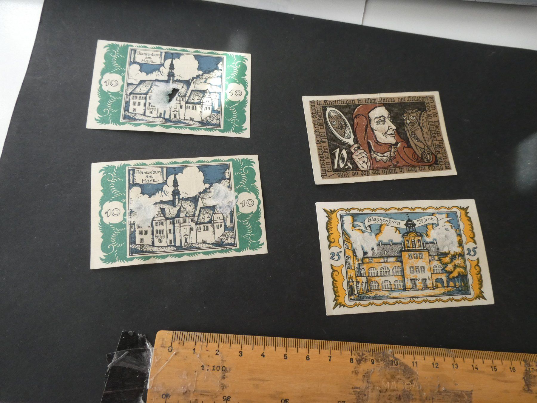 Banknoten: Dt. Reich,  Braunschweig - Notgeldscheine – Gebraucht aus Hinterforst von Rohusri 1