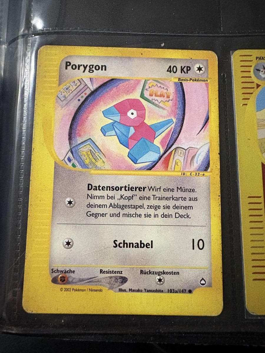 Pokémon Carte collezionabili: Flammara reverse holo SK8 version & Porygon – Usato da Triesen venduto da ste_z5gy 1