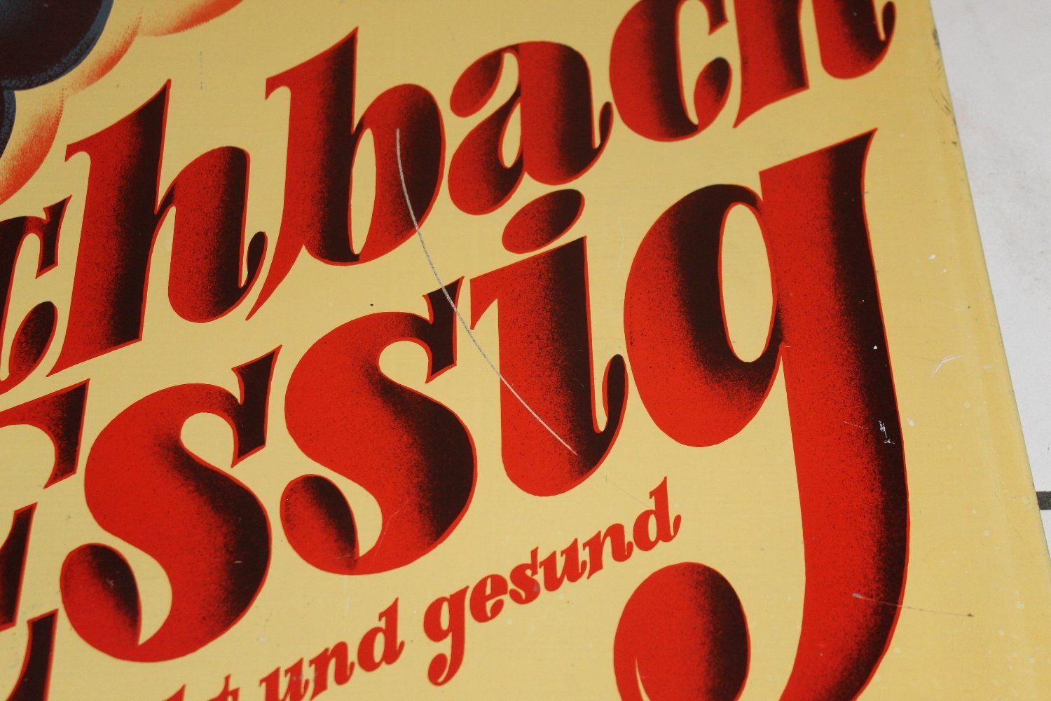 Insegne: Aeschbach Essig Blechschild CH – Usato da Lüchingen venduto da Aw67 3