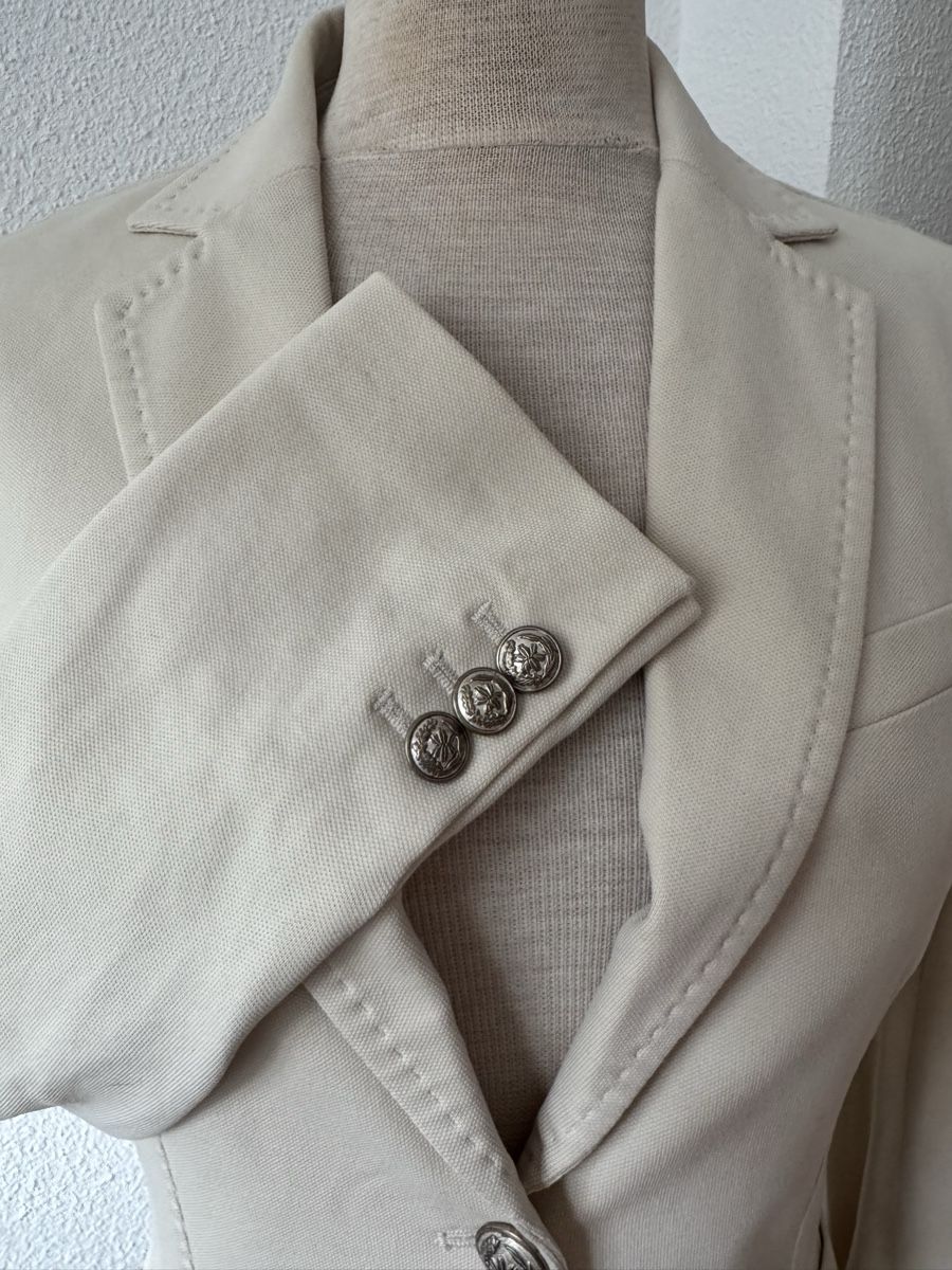 Circolo Giacche: Blazer Circolo 1901, beige clair, taille 36, coton  – Nuovo (secondo la descrizione) da Morges venduto da sandy069 3