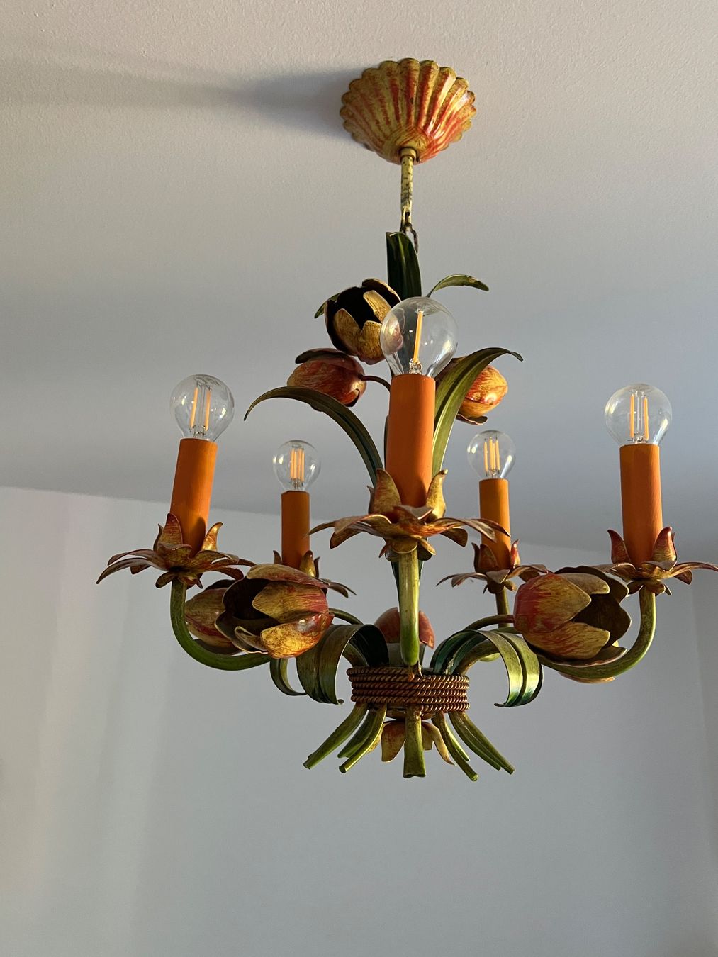Lustres & lampes de plafonds: Deckenlampe Floral, Blumenlampe Ferro Luce – D'occasion à Zürich par ViolettRosenRot 3