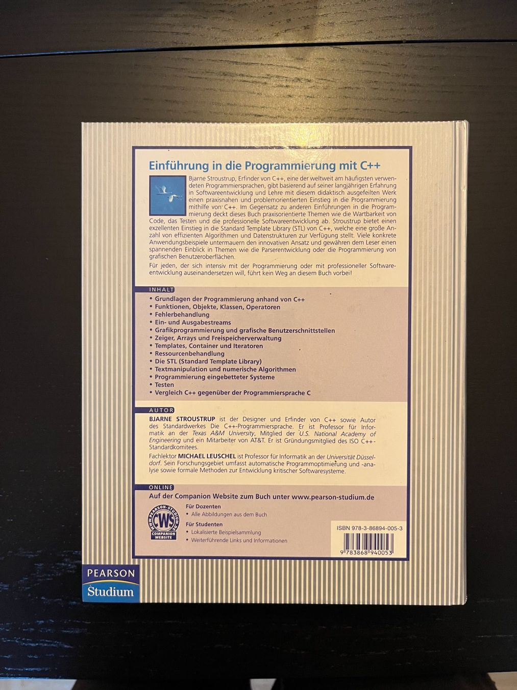 Libri: Einführung in die Programmierung mit C++ – Usato da Bern venduto da Collins2 1