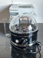 Eierkocher Silvercrest schwarz 1-7 Eier neuwertig