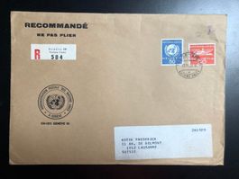 1 enveloppe des Nation Unies selon photo