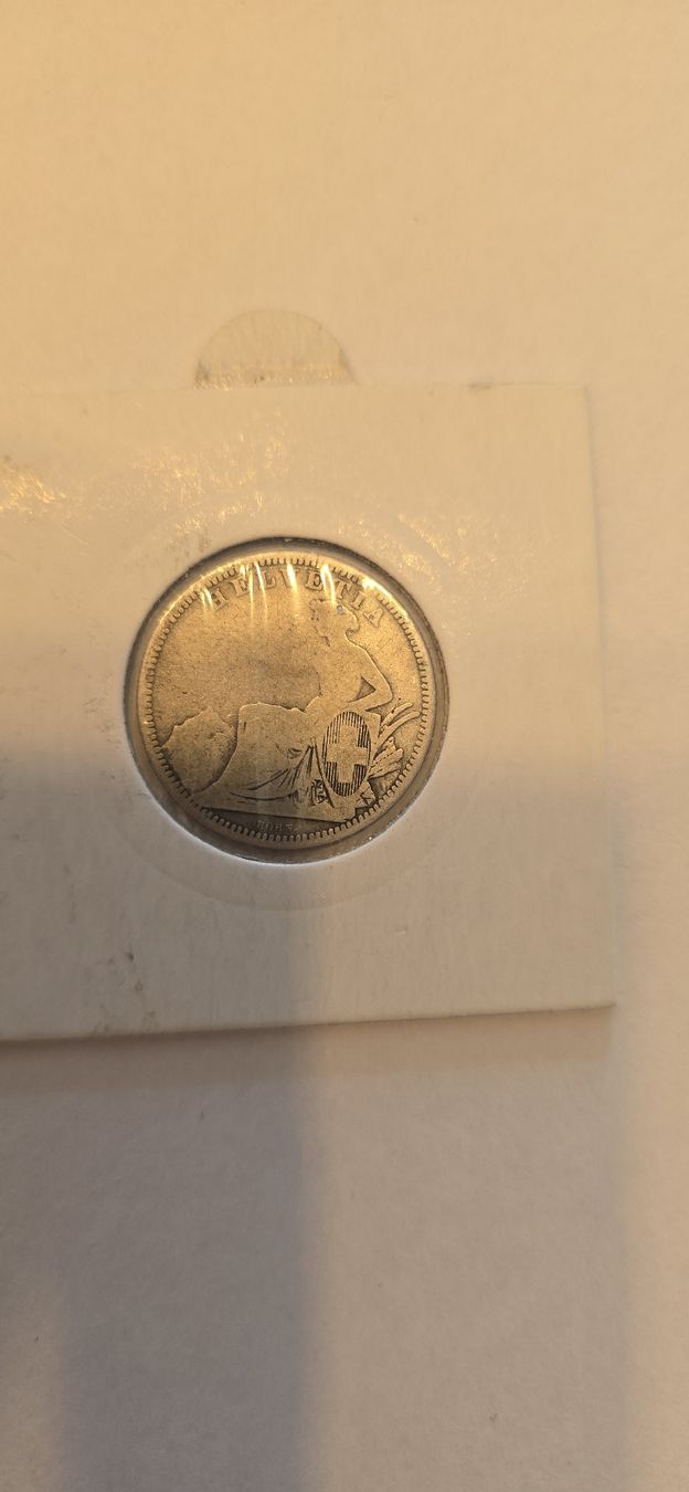 Toutes les monnaies: 1 Franc Suisse 1861 Argent – D'occasion à Fribourg par yan_z5fr 1