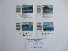 Voll Ort Ersttagsstempel 8865 Bilten + 8752 Näfels