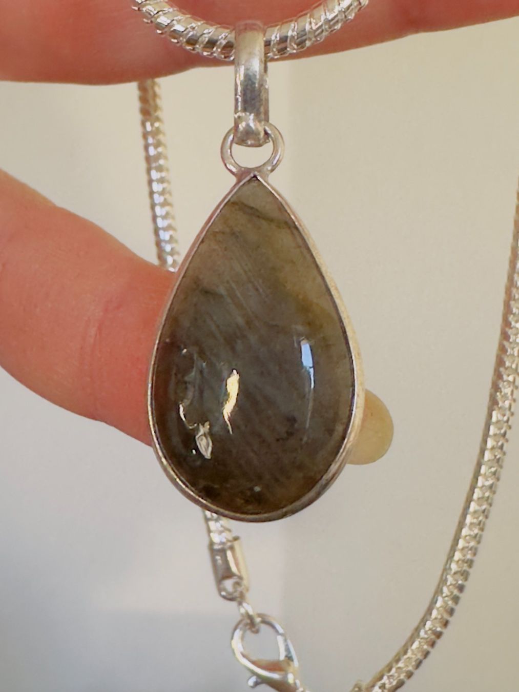 Catenine: Labradorite necklace – Nuovo e nell'imballaggio originale da Genève venduto da AGBERG 7