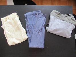 Kleiderpaket 3 Teile (Hose, Pulli, Pijama-Hose), Grösse 134+