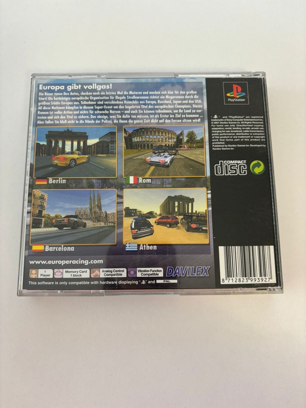Giochi: Europa Raser (PS1) – Usato da Herisau venduto da Seyashop_2 2