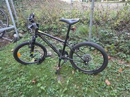 Kinderfahrrad Rockrider Explore 500 schwarz gebraucht