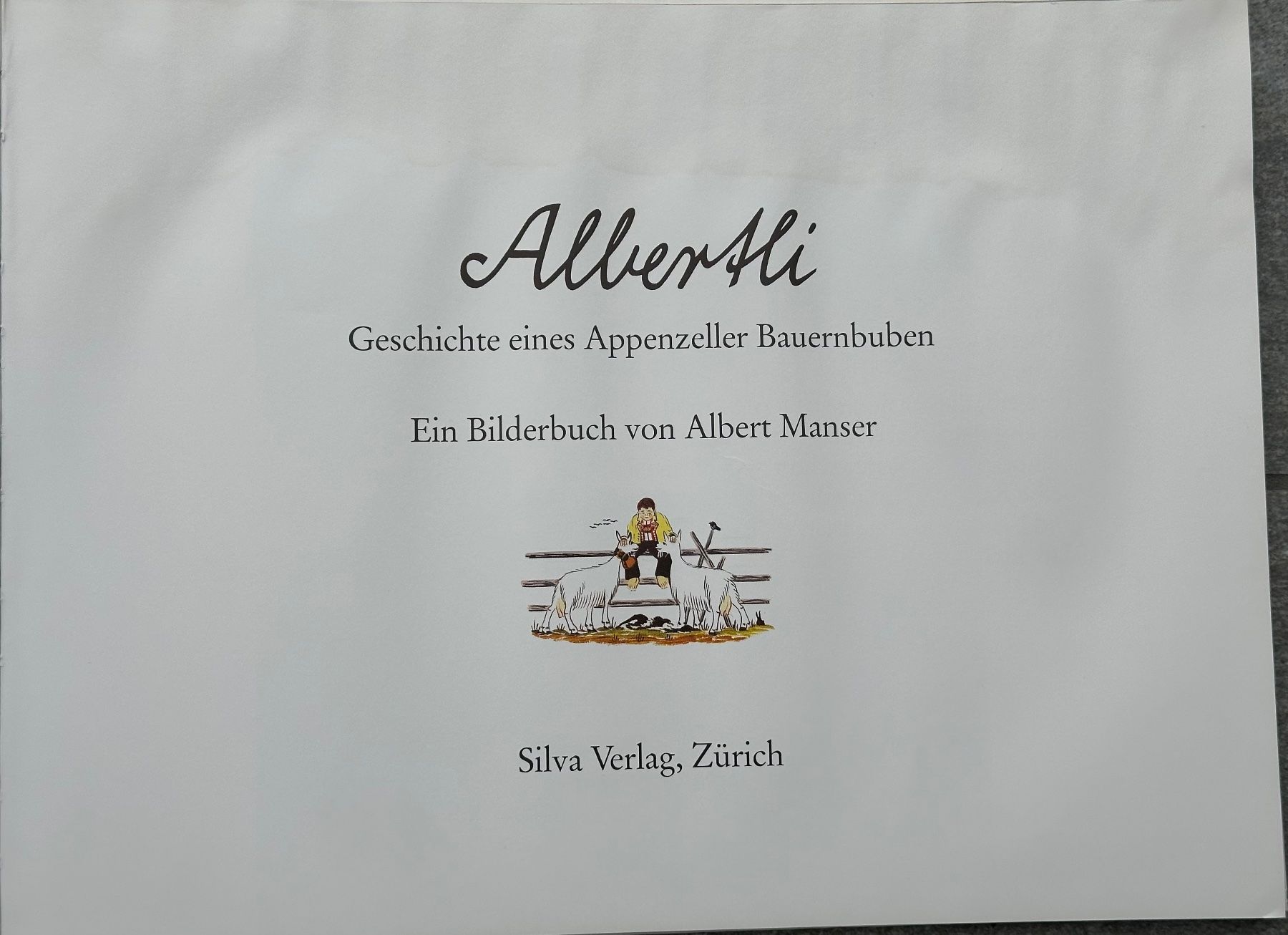 Libri: Albertli von Albert Manser – Usato da Obstalden venduto da Porco13 1
