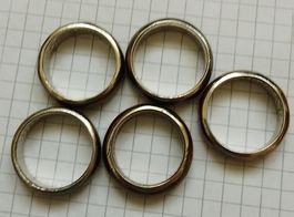 Ring Set 5 Vintage Stimmungsring, Schmuck