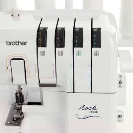 Macchine da cucire: Brother Overlock 2104D Nähmaschine – Nuovo e nell'imballaggio originale da Bottighofen venduto da zaap 3