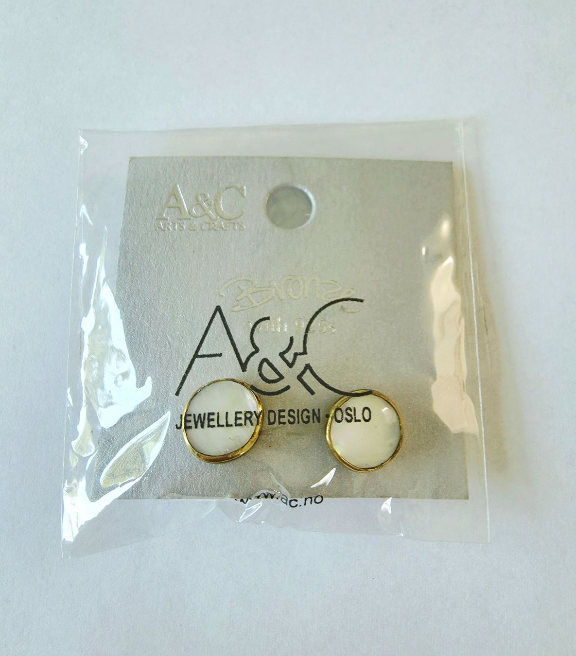 Orecchini pendenti & Orecchini a lobo: Elegante Ohrstecker mit Perlmutt-Inlay - Neu – Nuovo e nell'imballaggio originale da Uetikon am See venduto da Springdream 6