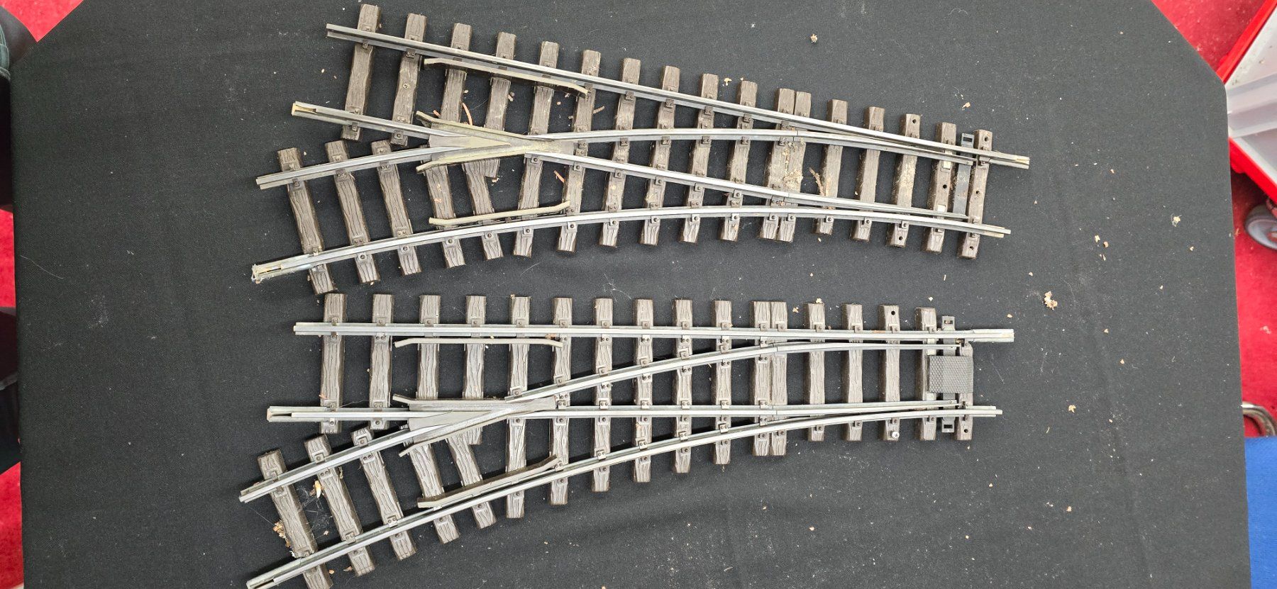 Märklin Modellini di ferrovie: Weichen 4er Set Märklin defekt – Difettoso da Russikon venduto da Pedro20 1