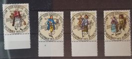 4331) B227-B230, Pro Patria ET Vollstempel Kt. 20.-