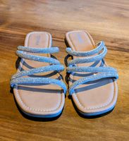 Glitzer Sandalen Strass  Grösse 39  neuwertig