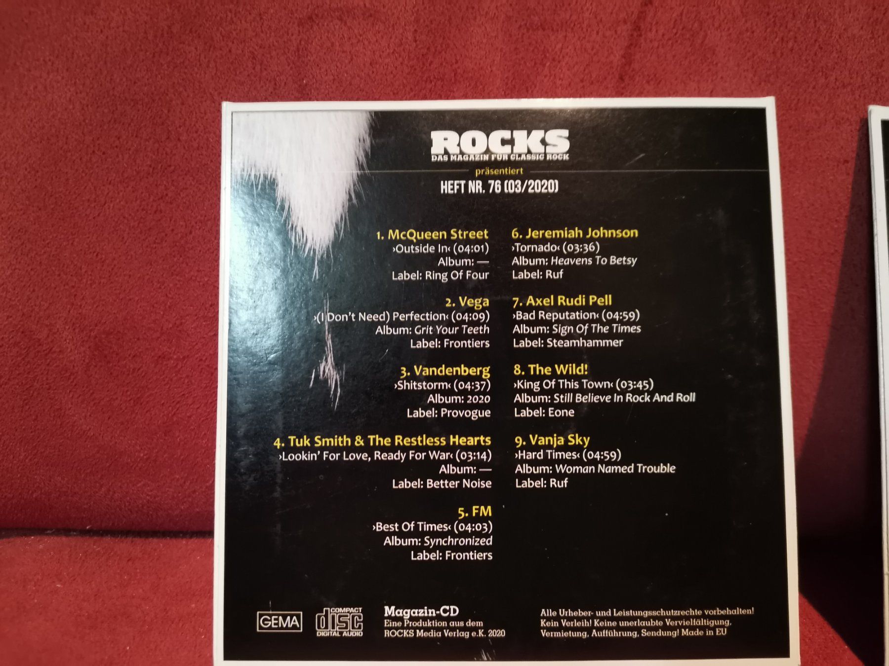 CD: 3 x CD Rocks Compilation (76 / 79 / 80) – Usato da Zofingen venduto da noise123 4