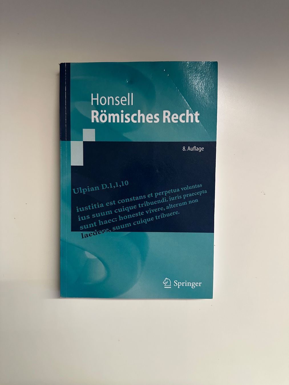 Libri: Römisches Recht 8. Auflage – Usato da Balsthal venduto da ctoniml
