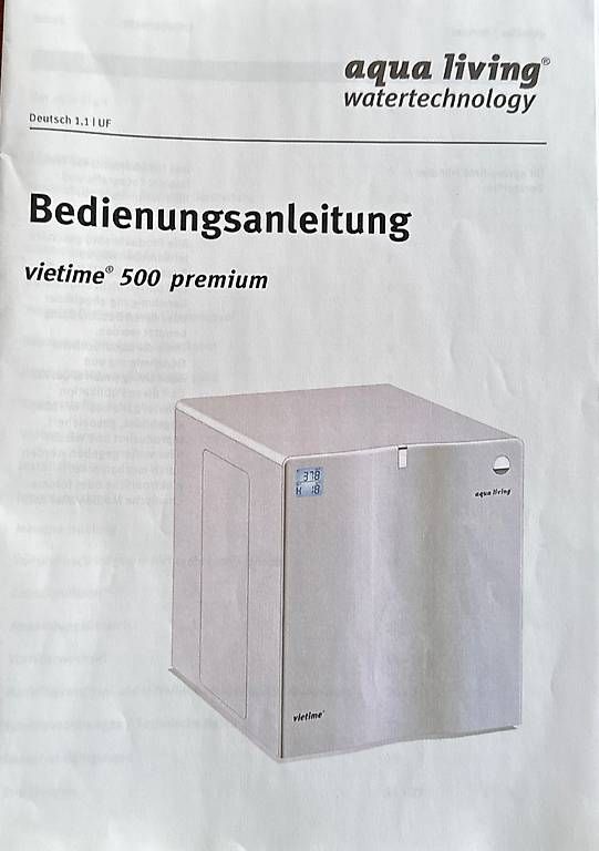 Bücher: Wasserfilter Vietime 500 premium gebraucht – Gebraucht aus Biberist von Reto29