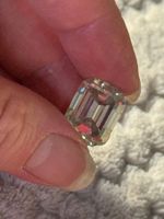VS1 12,33CT 11,7 MM X 15,0 MM Moissanite white color loose