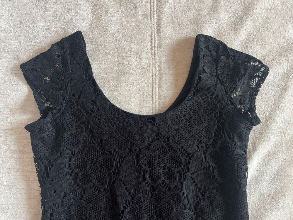Kleider: Robe dentelle noire élégante Snap - taille L  – Gebraucht aus Lausanne von Stephaniesdressing 6