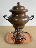 Vintage STÖCKLI Netstal SAMOWAR Wasserkocher Kupfer 