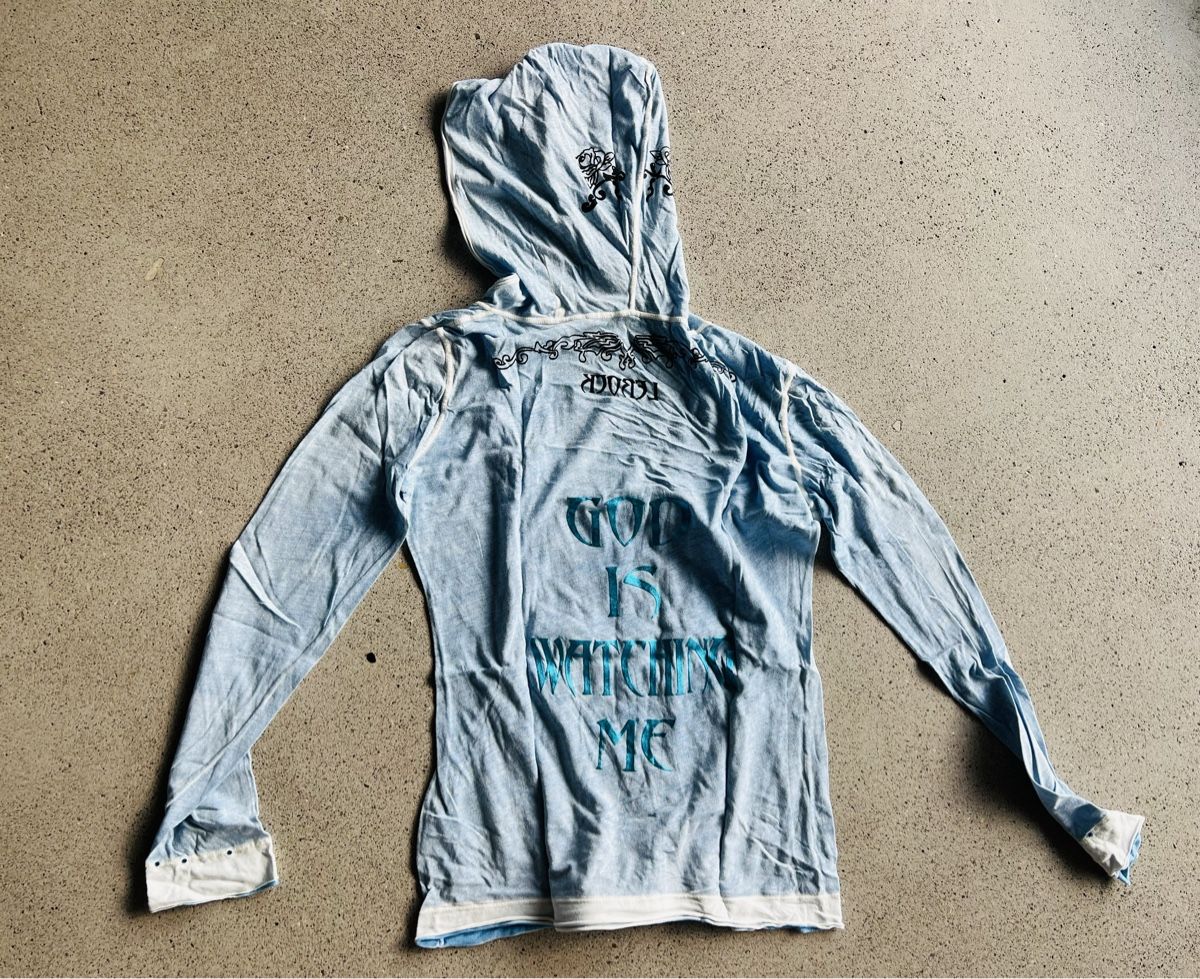 T-shirt: Kapuzenshirt, Gr. 38, BW – Usato da Richterswil venduto da Solemare47Nicole 1