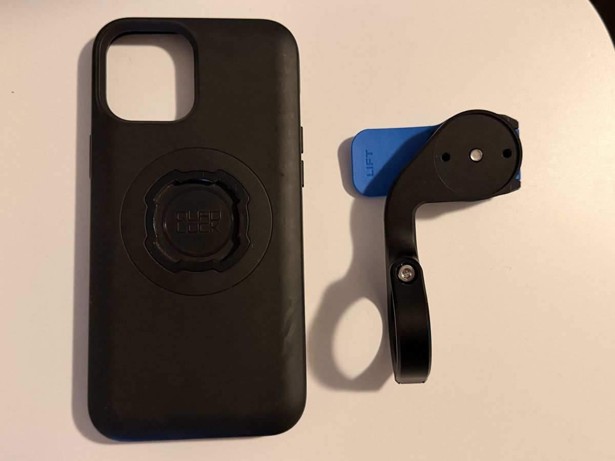 Quad Lock Staffe: Quad Lock Velo Set Halterung iPhone 16 Pro Max – Usato da Zürich venduto da Gadgets2020 5