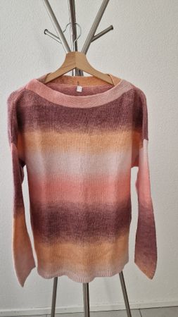 Kuscheliger Vivance Pullover gestreift, Gr. S (36/38)