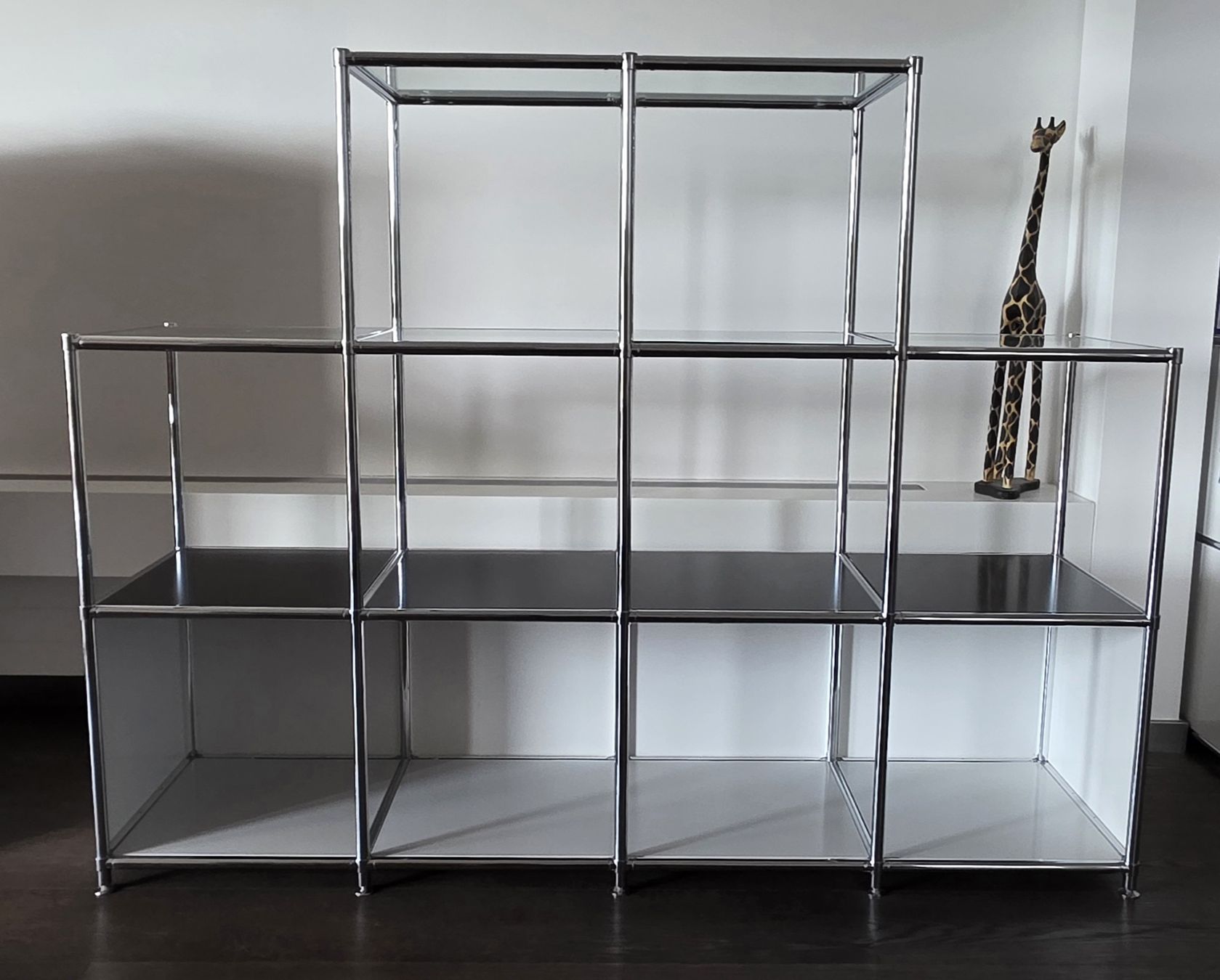 System4 Scaffali: Original System4 Regal Glas/schwaz/weiss – Usato da Uerikon venduto da Indefinitely 2