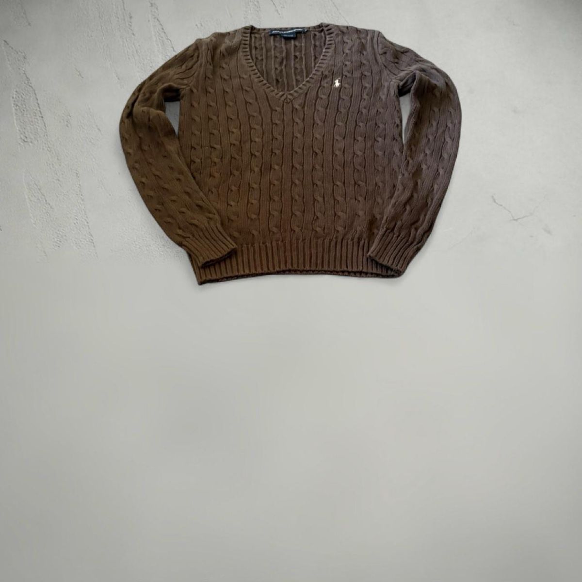 Ralph Lauren Pulls & Sweat-shirts: Damen Pullover braun Strick Grösse M Ralph Lauren – D'occasion à Basel par archive. 1